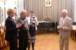 Traditional toast to Music: Maria Serafin, Alexei Orlovetsky, Justyna Philipp, Juliusz Adamowski